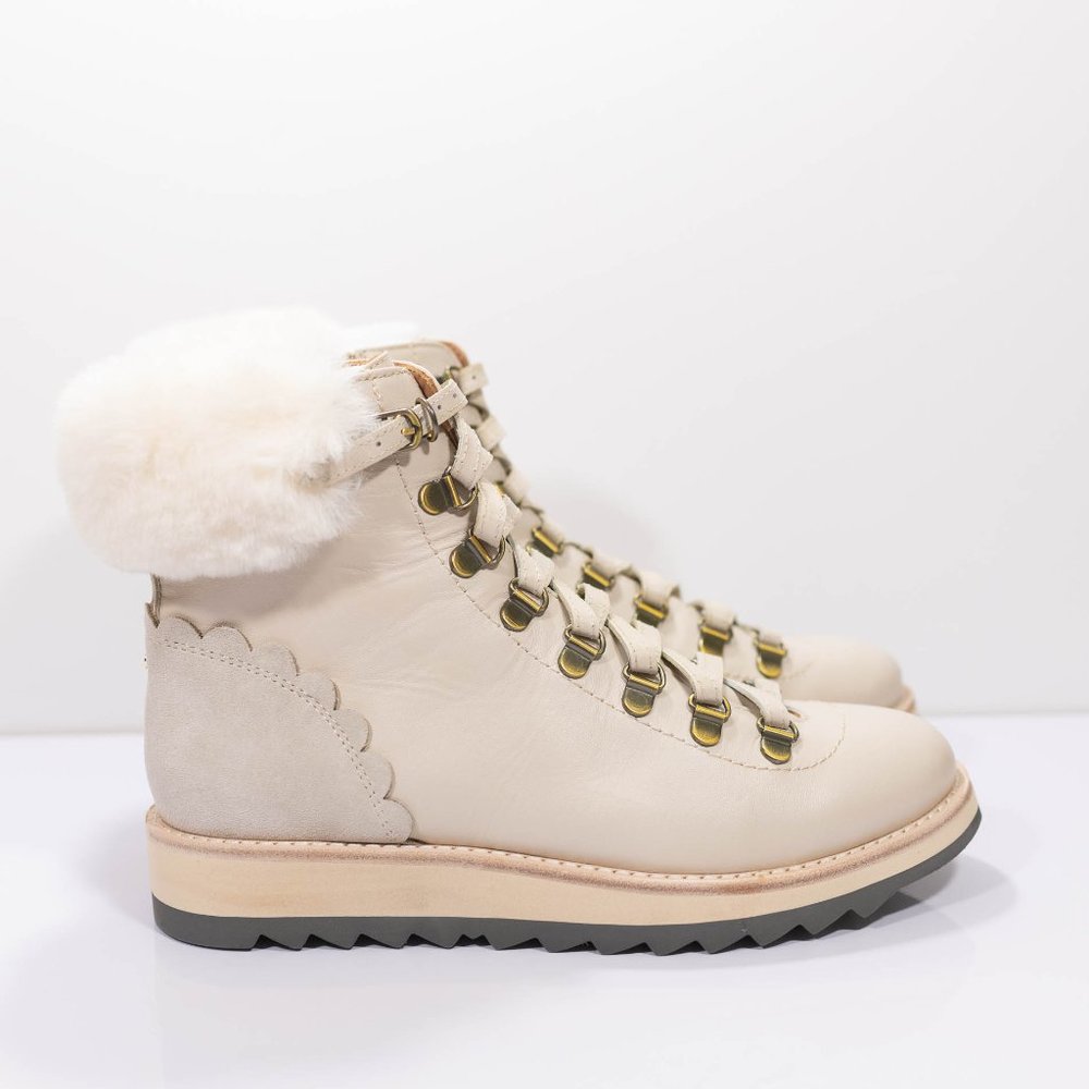 Kate Spade | 7.5 | Maira Faux-Fur/Suede/Leather Booties